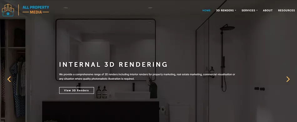 picture showing All Property Media website